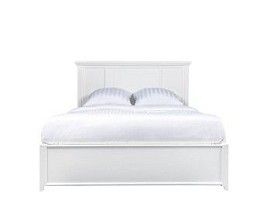 Кровать полутораспальная 140 с подъемным механизмом Manhattan (Белый)