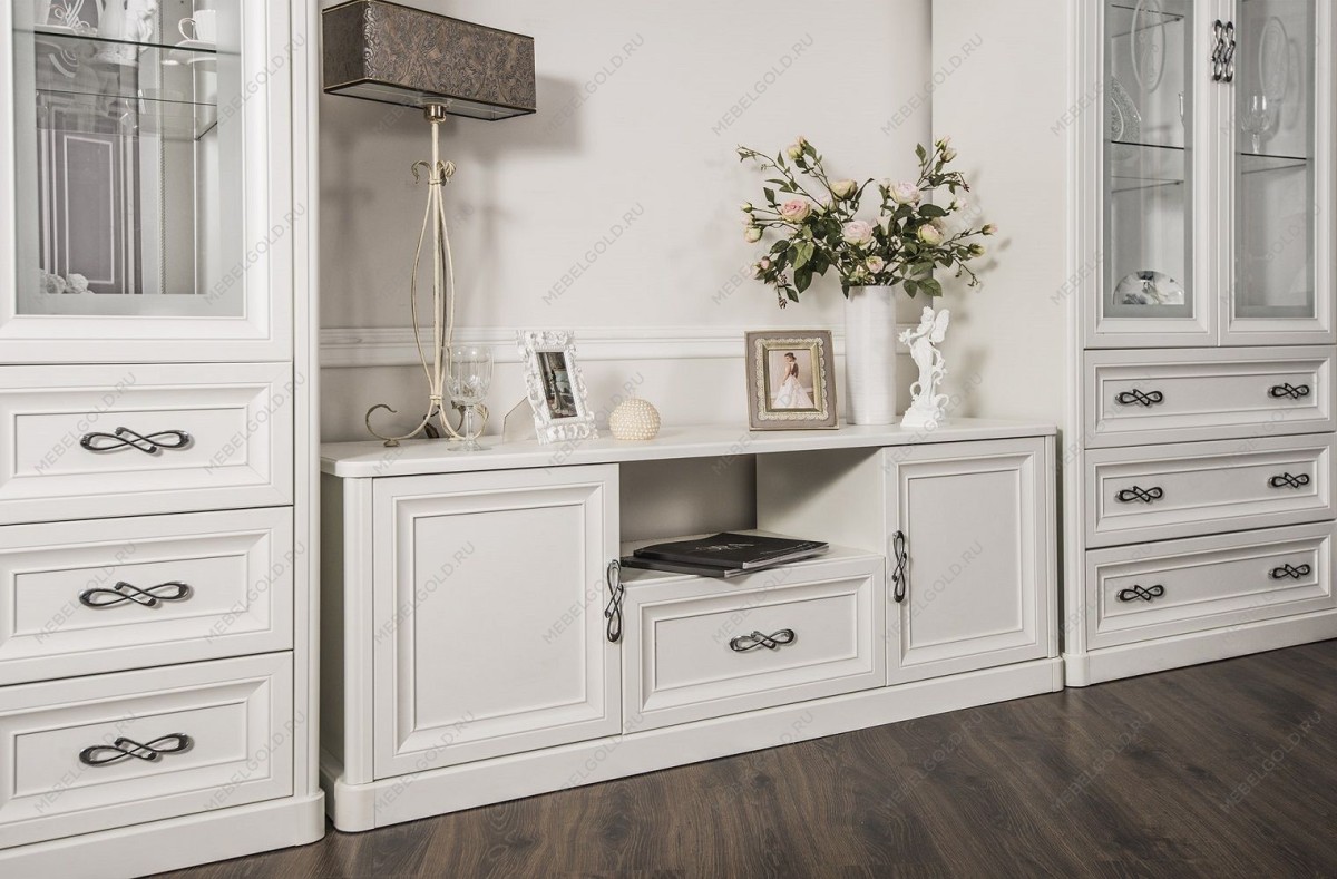 Витрина Мишель 1-ств белый матовый | изображение 3