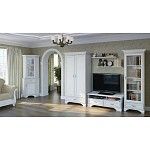 Шкаф верхний с витриной Кентаки NADN1W белый | изображение 2