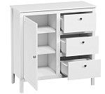 Тумба Ева (Хельга) KOM1D3S/95 белый | изображение 2