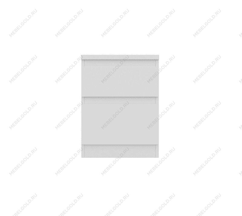 КАСТОР (KULLEN) тумба ИКЕА / IKEA 2 ящика белая - Выставка Балашиха | изображение 1