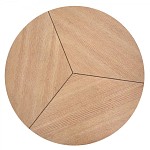 Стол журнальный Halmar KARIDA (дуб натуральный/черный) | изображение 1