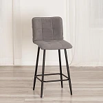 Полубарный стул Bari/Бари, велюр, серый, 29, 42х55х99 см | изображение 13