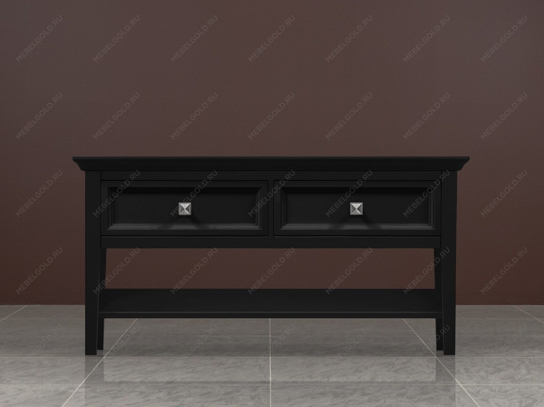 Столик журнальный 4 ящика Manhattan (Черный) | изображение 1