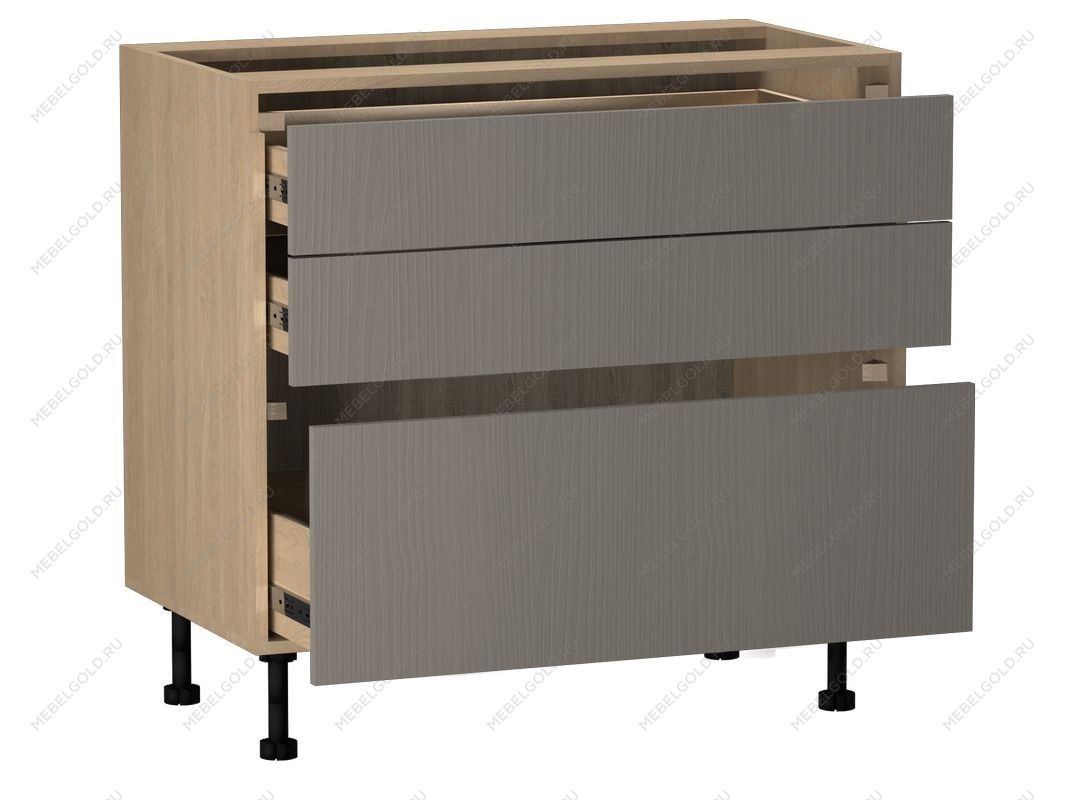 Стол с ящиками СЯ-90, Женева (900*520*870) Дуб Палермо/Серый камень , 22021 | изображение 1