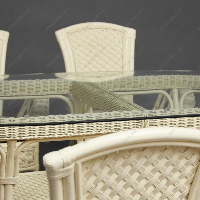 Комплект обеденный ANDREA GRAND Белый | изображение 17