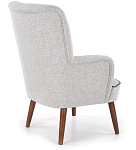 Кресло Halmar BISHOP (светло-серый/орех) | изображение 4