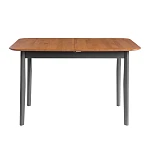 Стол Соната Люкс раздвижной/Sonata Lux extension table, массив сосны, антик /графит, 120-(150)х75х75 см | изображение 5