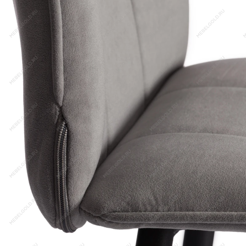 Барный стул Bari/Бари, велюр, серый, 29, 45х56х110 см | изображение 7