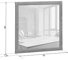 Зеркало Индиана JLUS/80 дуб саттер