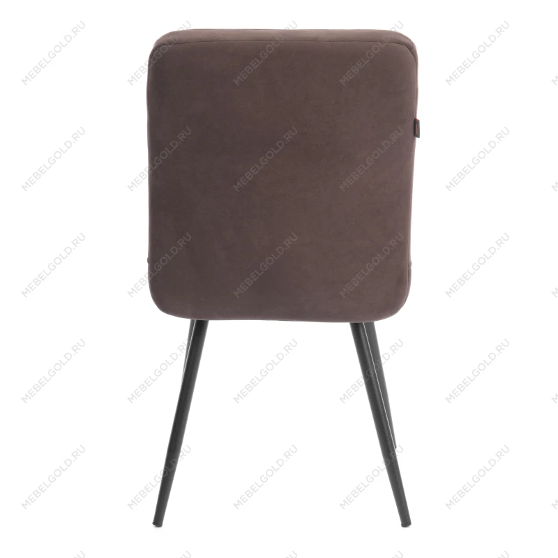 Стул обеденный Medeo, велюр, коричневый, 6, 47х56х89 | изображение 3