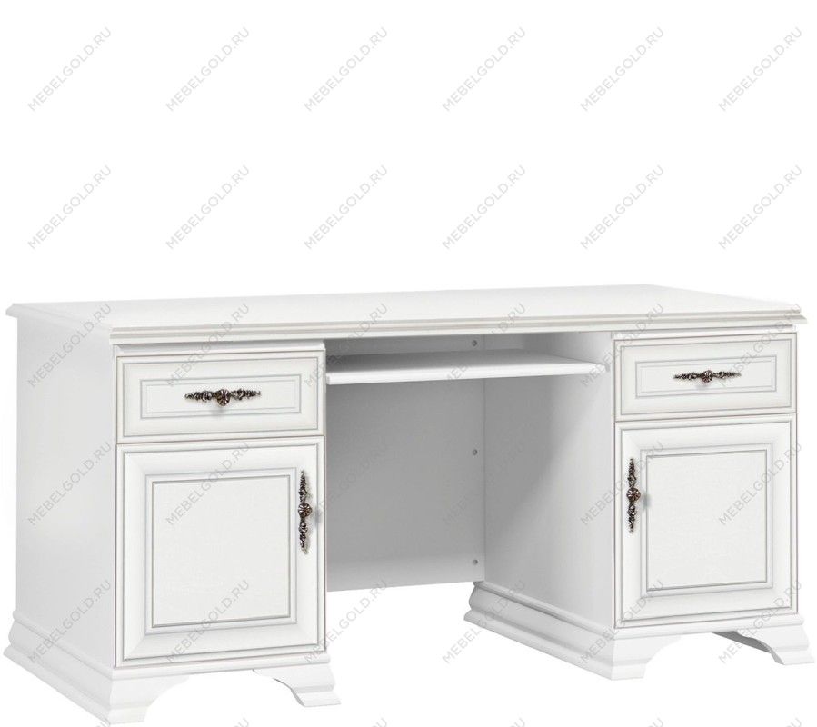 Стол письменный Кентаки BIU2D2S белый - Выставка Лобня | изображение 1
