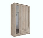 БРИМНЭС / СИРИУС Шкаф ИКЕА / IKEA комбинированный 3 двери и 1 ящик сонома | изображение 3