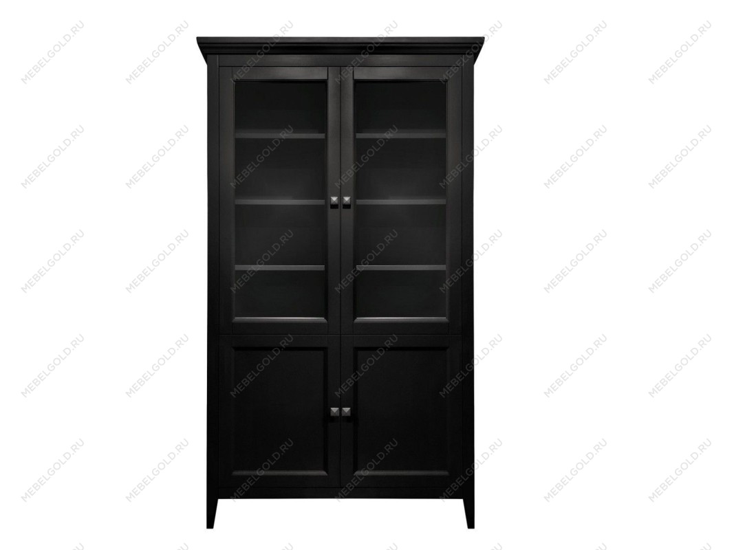 Библиотека 2 дверная Manhattan (Черный)