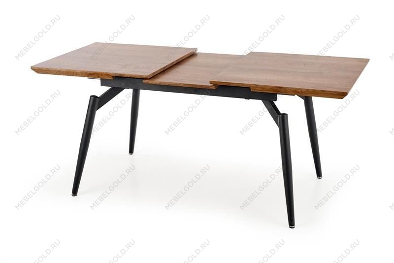 Стол обеденный Halmar CAMBELL раскладной (дуб натуральный/черный) | изображение 2