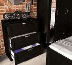 BRIMNES / СИРИУС комод ИКЕА / IKEA 3 ящика Дуб Венге | изображение 5