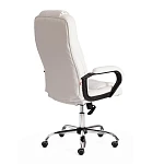 Кресло BERGAMO хром (22), кож/зам, белый, 36-01 | изображение 2