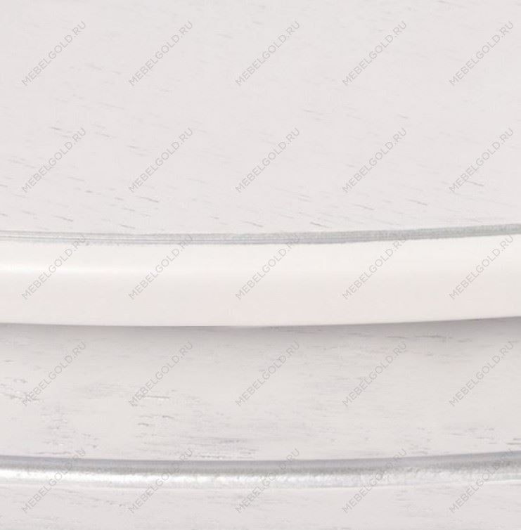 Стол Эгина (Белый/патина серебро/шпон дуб) | изображение 3