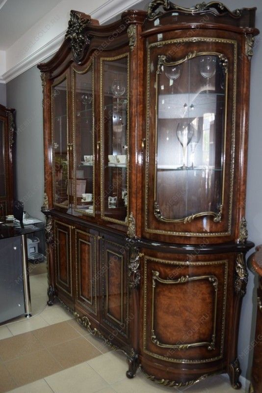 Сервант Джоконда 4-ств корень дуба глянец | изображение 3