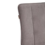 Стул обеденный Bari, LT, велюр, серый/черный, 29, 41х55х89 см | изображение 8