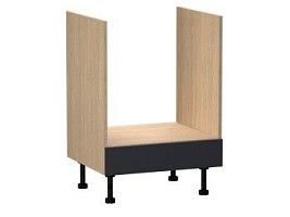 Дуб Палермо/Синий матовый