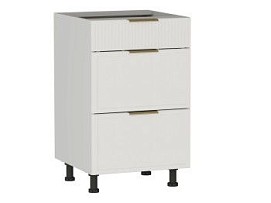 Стол с ящиками СЯ-50 (140/284), Берта (500*528*820) Экокожа Белый, 25323