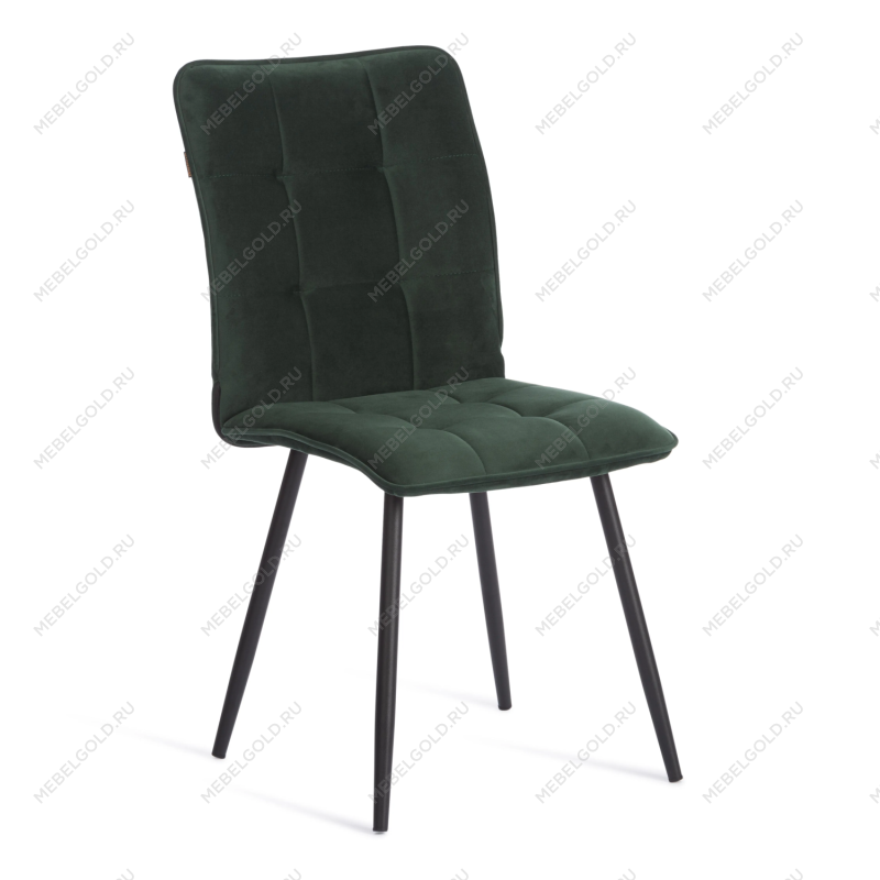 Стул обеденный Bari, велюр, 46х55х89, Deep Forest (изумруд)