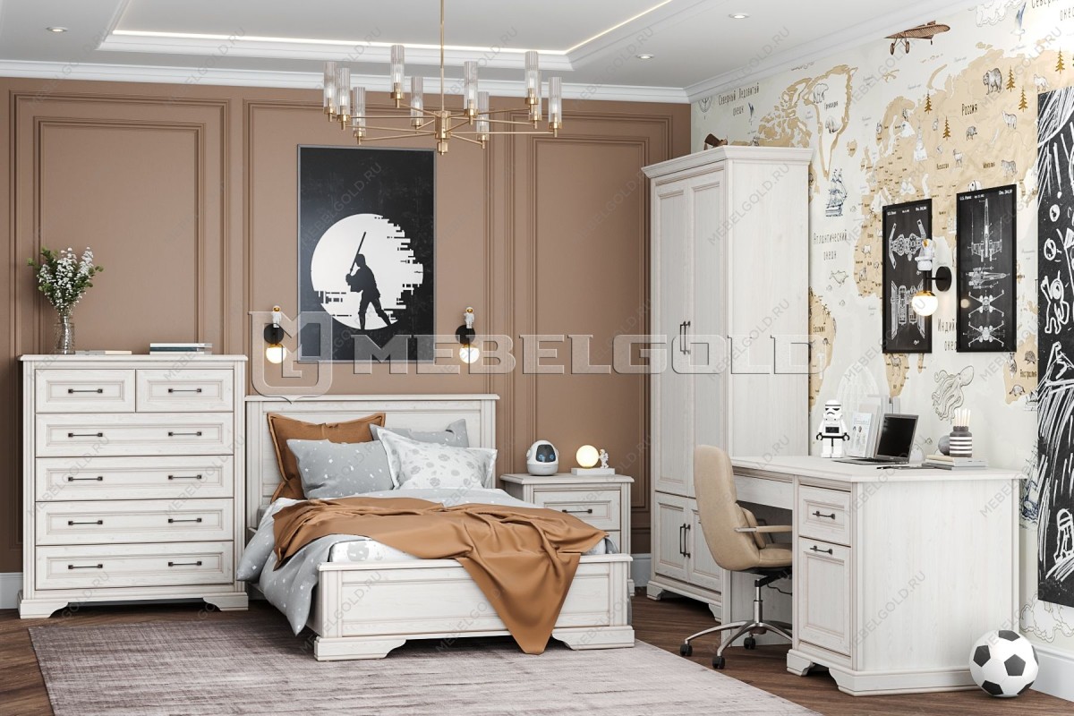 Кровать Стилиус LOZ120х200 (Лиственница сибирская) | изображение 3