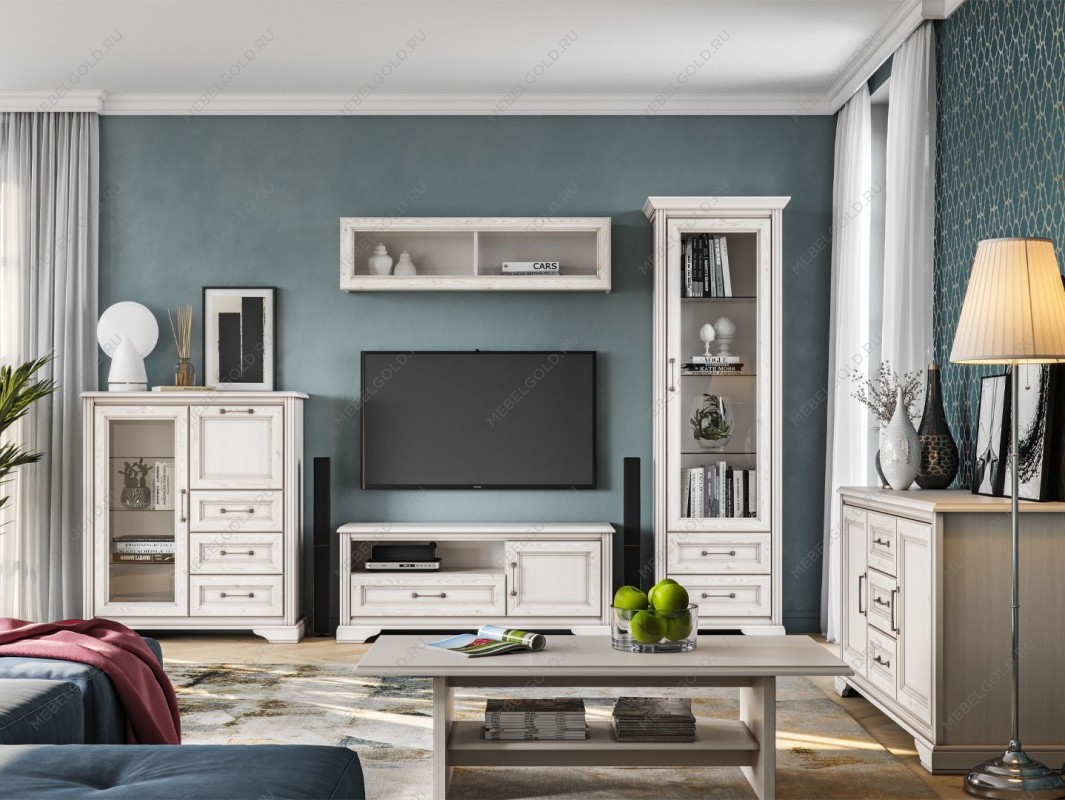 Шкаф-витрина Стилиус REG1W2S (Лиственница сибирская) | изображение 3