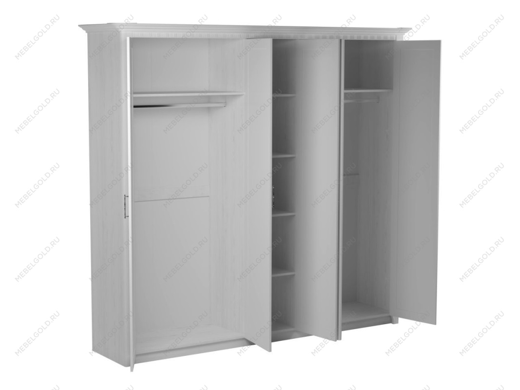 Шкаф 5-дверный, Клер (2544*593*2300) Сосна Андерсен, 11917 | изображение 1