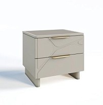 Тумба прикроватная Лейла светло серый камень