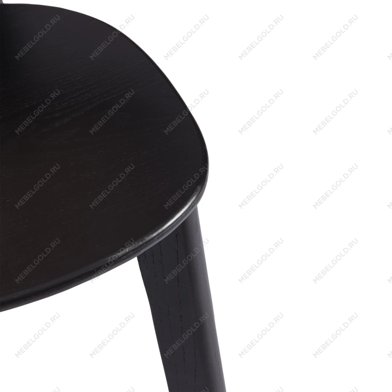 Стул ODIN, дерево вяз/ротанг, черный, 42х45х78 см | изображение 7