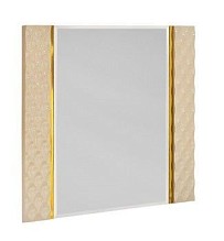 Зеркало Лара ППУ бежевый глянец