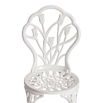 Комплект Secret De Maison Waltz of flowers (стол +2 стула), алюминиевый сплав, D60/H67, 52Х40Х89см, butter white | изображение 6