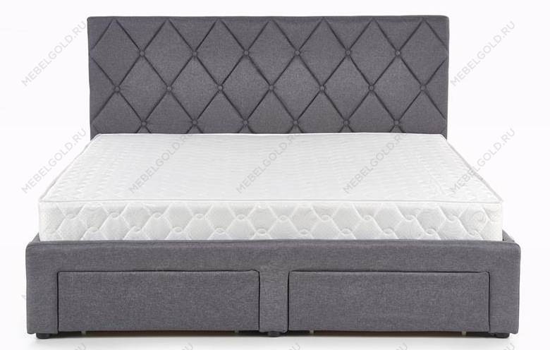 Кровать Halmar BETINA 160 (серый) | изображение 1