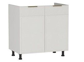 Стол под мойку СМ-80, Берта (800*525*820) Экокожа Белый, 25316