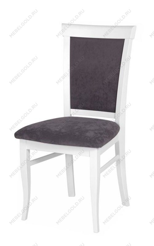 Стул мягкий Лотос (Белый/ткань Опера графит) | изображение 2