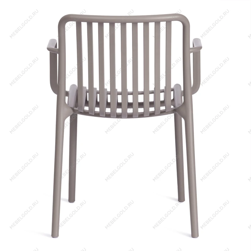 Кресло LANCASTER (mod. 38-1)/1 шт. в упаковке, пластик, 55.5 х 58 х 80 см, Grey (Cерый) 34630 | изображение 3