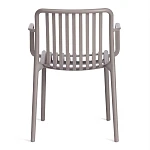 Кресло LANCASTER (mod. 38-1)/1 шт. в упаковке, пластик, 55.5 х 58 х 80 см, Grey (Cерый) 34630 | изображение 3