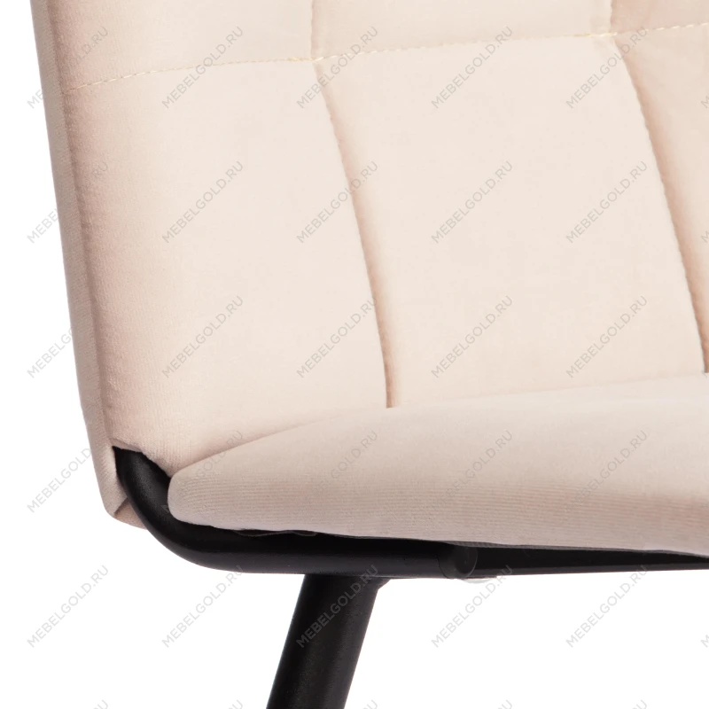 Стул обеденный Asti, TREND, флок, бежевый/черный, 7, 47х54х86 см | изображение 8