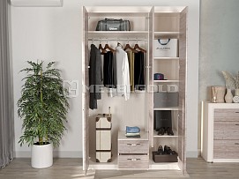 Шкаф 3-створчатый Оливия 3D2S