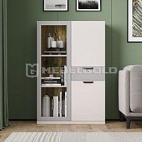 Шкаф с витриной Модерн 1V2D1S