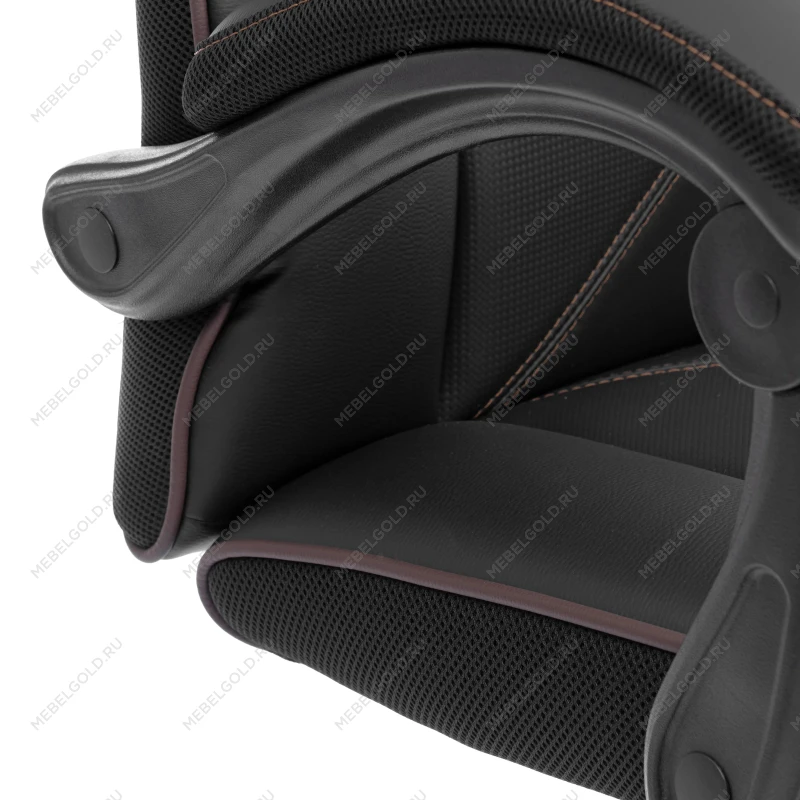 Кресло Arena metalBL, кож/зам, черный/черный карбон, 36-6/карбон черный | изображение 9