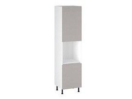 Шкаф-пенал 960 ПГ-60, Виста (600*586*2456) Экокожа Бежевый, 26486