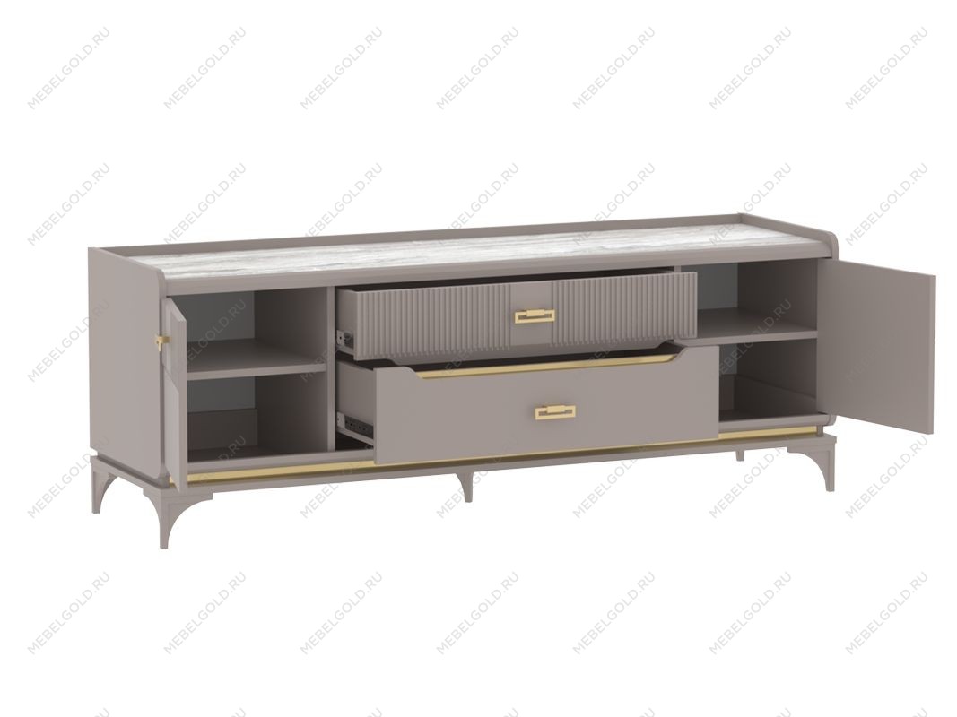 Тумба ТВ, Сиде (1600*447*582) Мокко, 32006 | изображение 1