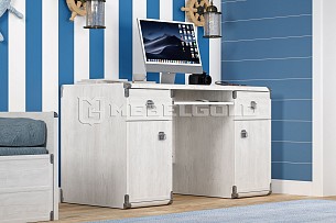 Стол письменный Индиана JBIU2D2S сосна каньон