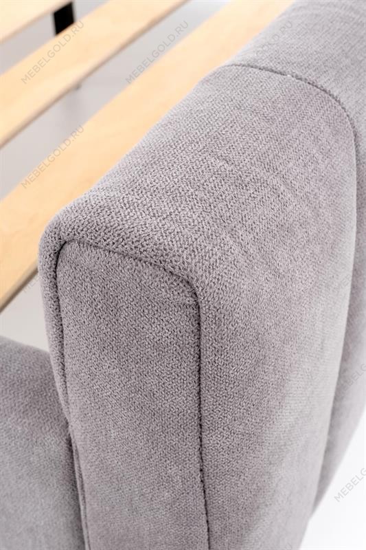 Кровать HALMAR FRANCESCA (светло-серый/черный) 160/200 | изображение 5