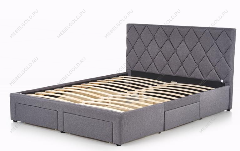 Кровать Halmar BETINA 160 (серый) | изображение 4