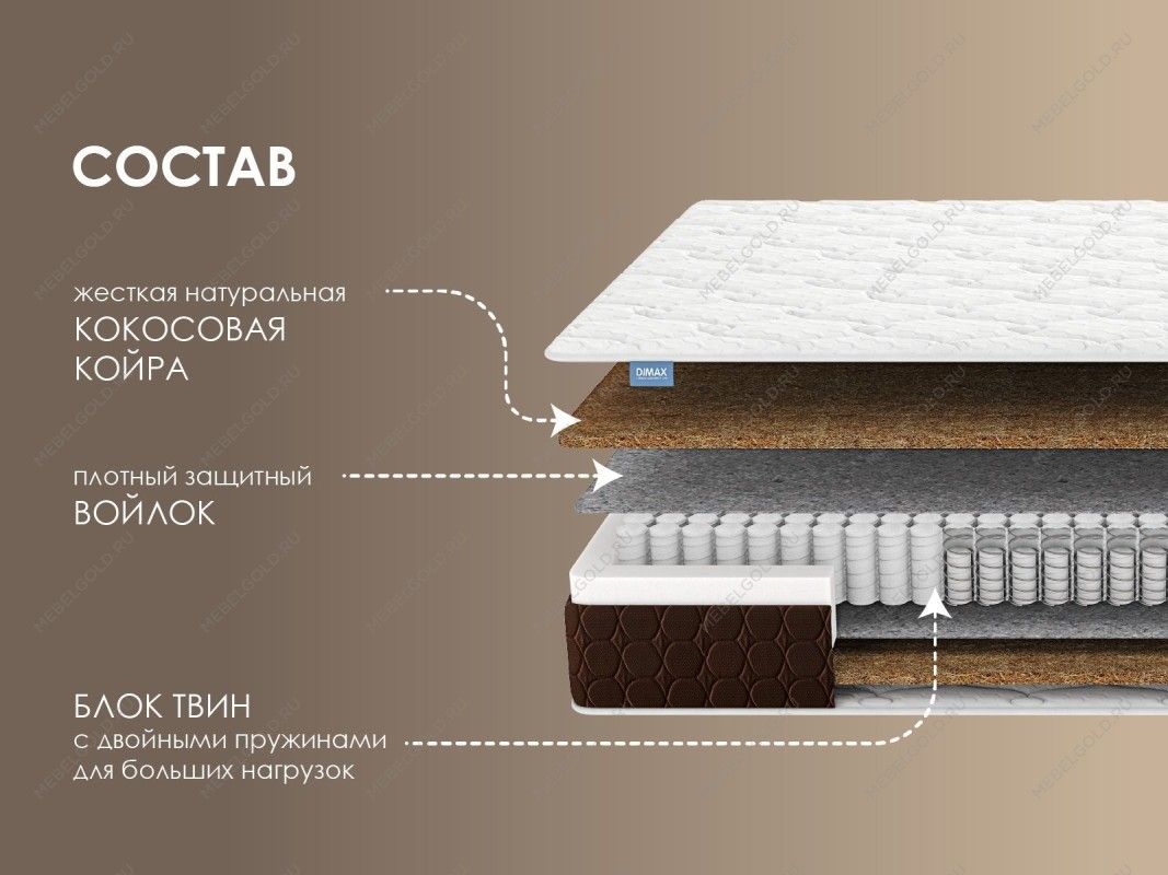 Матрас Твин хард 200х200 | изображение 1