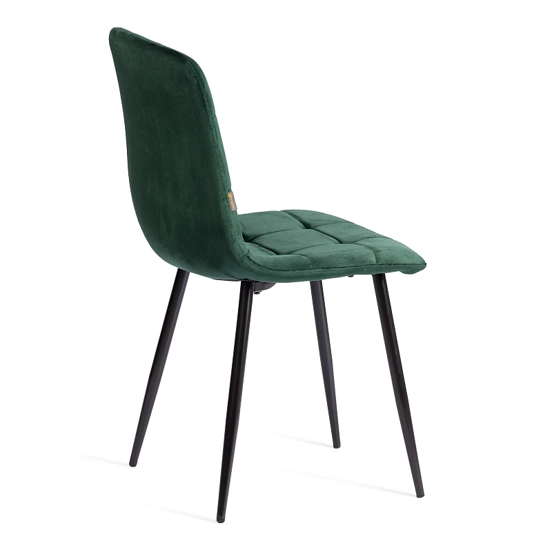 Стул CHILLY (mod. JSC-220), Велюр/металл, 44,5х52,5х88 см, dark green (темно-зеленый) HLR57 / черный | изображение 2